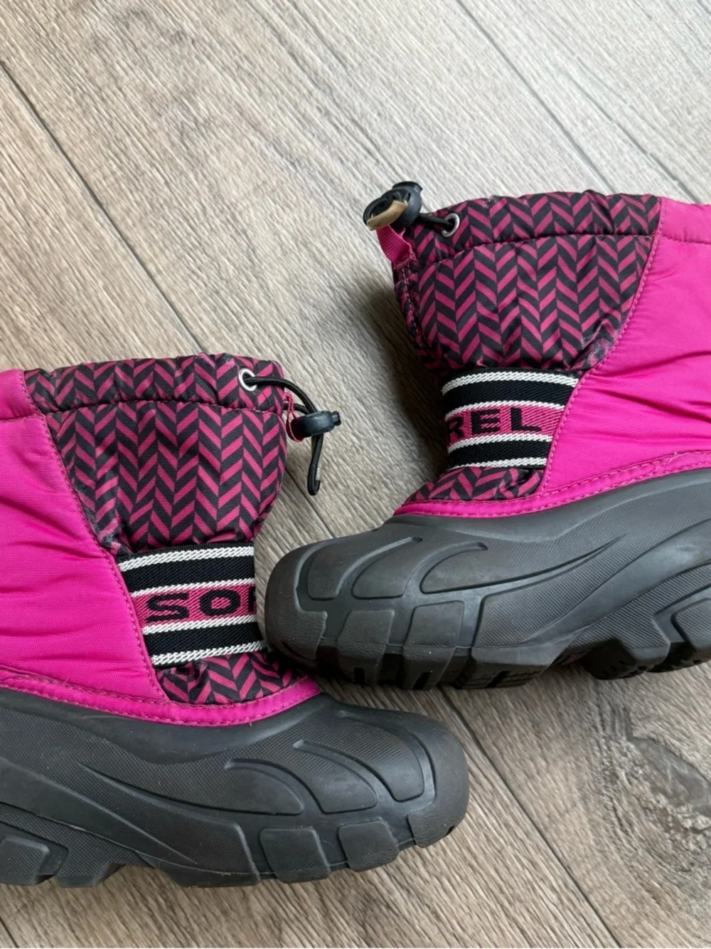 Sorel Ona toddler 10C snow boots pink black winter waterproof